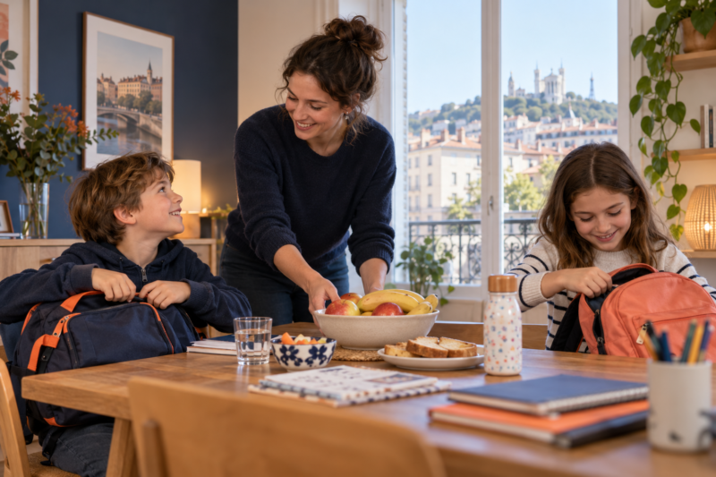 Sortie d’école et garde en fin de journée à Lyon